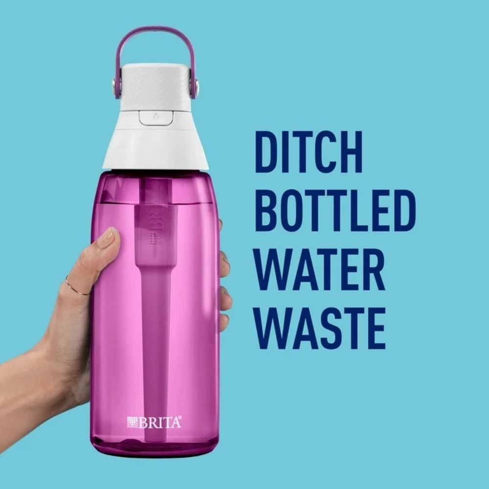 BRITA Premium Filtering Water Bottle - Hard Sided Plastic, 36oz - Picture 2 of 9